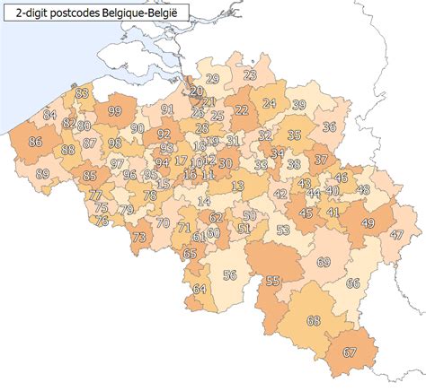 postcode ninove|Carte des limites de Belgique Code postal 9404